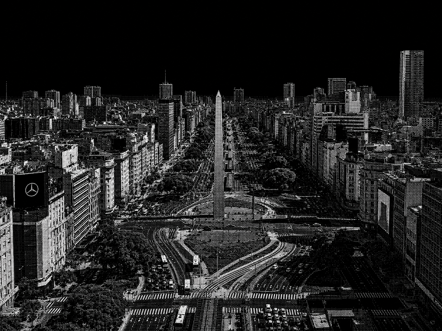 Buenos Aires en arte ASCII