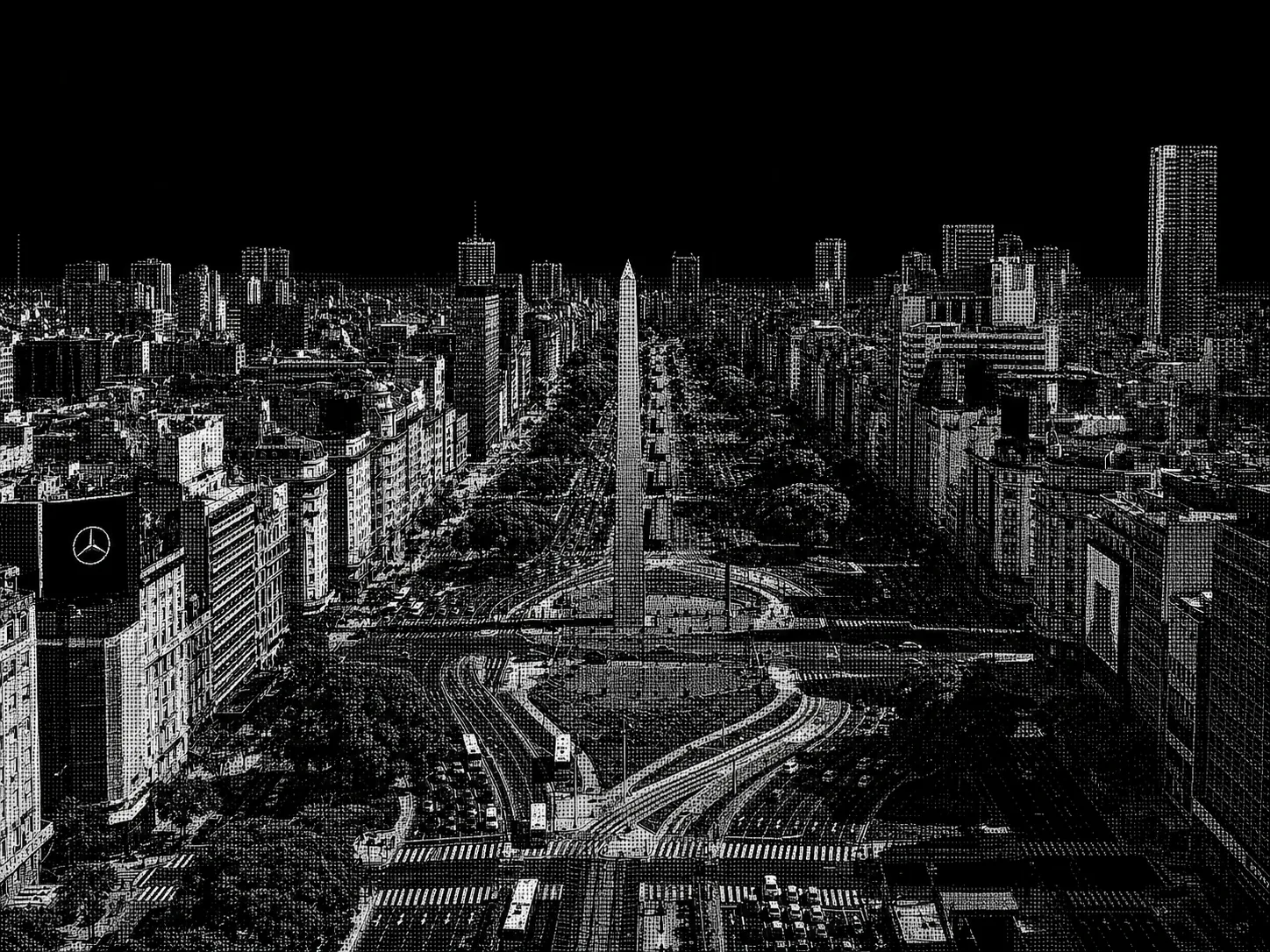 Buenos Aires en arte ASCII